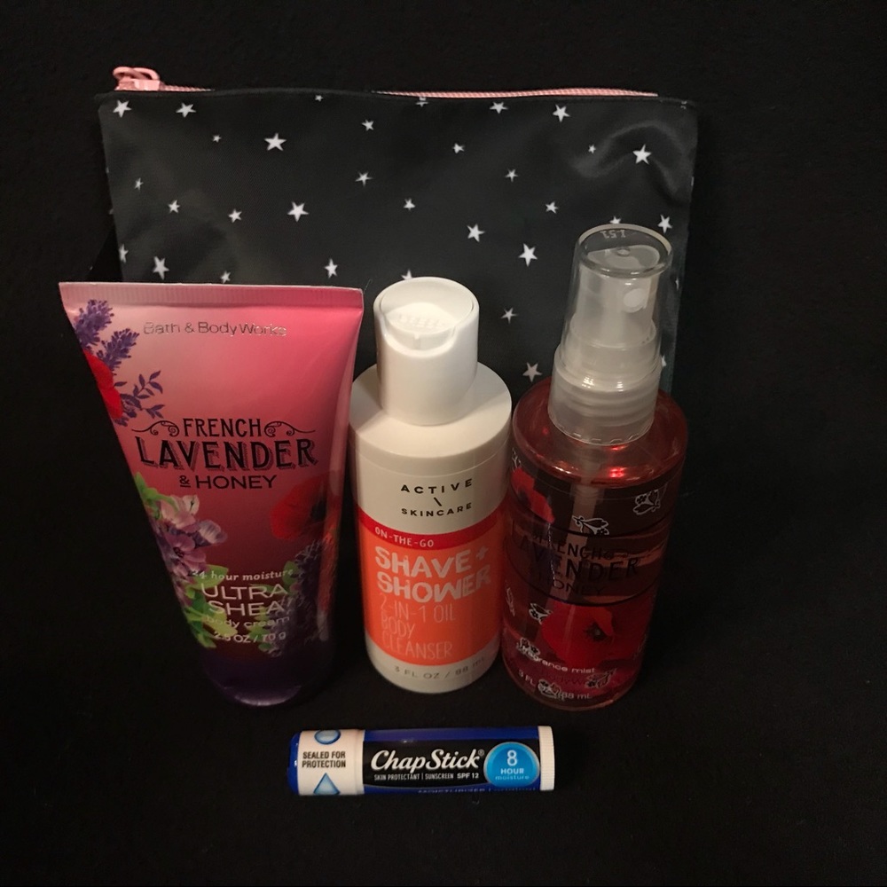 Bath and body works travel kit